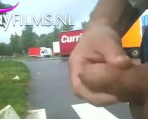 Rukken langs de snelweg